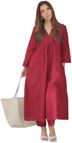 Women’s Rayon Viscose Ethnic Co-Ord Set | Kurta Pant Set | Kurta Palazzo Set |