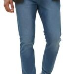 Men’s Light Blue Slim Fit Stretch Jogger Jeans