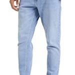 Men Cotton Rich Stretchable Jeans | Casual Denim Carrot Fit