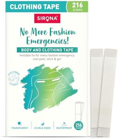 Sirona Invisible Double-Sided Body & Clothing Fashion Tape for Women – 216