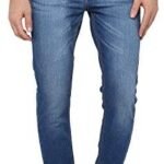Men’s Mid Rise Slim Fit Washed Jeans Stretchable