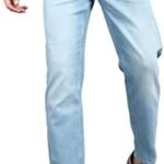 Men’s Regular Fit Mid Rise Washed Jogger Jeans Stretchable