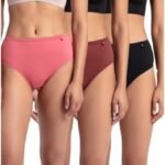 1406 Women’s High Coverage Super Combed Cotton Mid Waist Hipster with Concealed