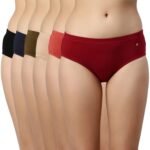 Stretchable Cotton Hipster Panties for Women, Full Coverage Grip Fit Inner