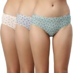 Stretchable Cotton Hipster Panties for Women, Full Coverage Grip Fit Inner