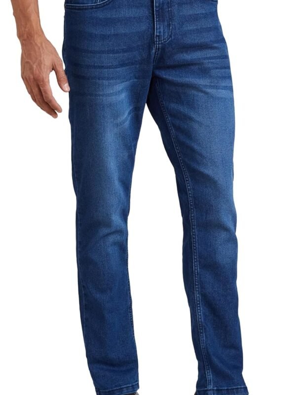 Men's Cotton Rich Stretchable Relaxed Fit Jeans | Casual Denim