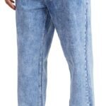Men’s Baggy Fit Cotton Jeans | Mid Rise | Loose & Relaxed | Oversized Jeans Pant